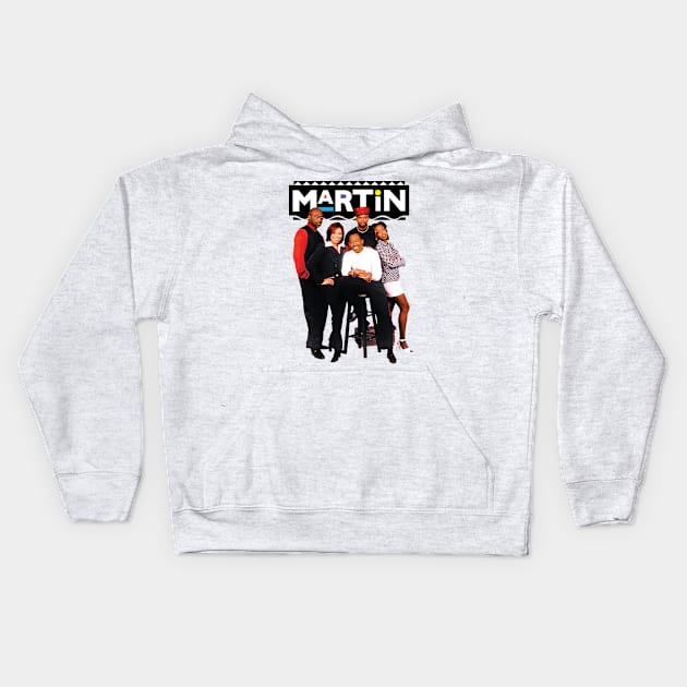 90s Martin TV Show Kids Hoodie by Aldebaran